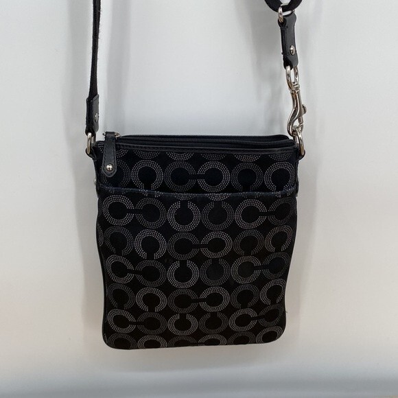 Coach Womens Signature Collection Adjustable Strap Sling Bag Crossbody & Wallet - Picture 4 of 11